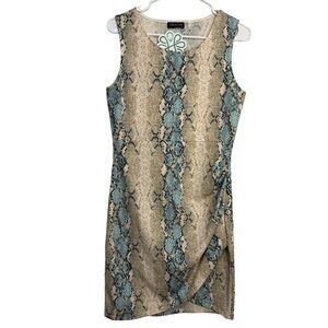 Dresscode LA Chic Snake Print Dress Size Medium